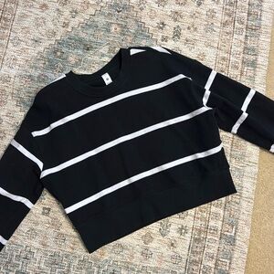 COPY - Lululemon Cropped Striped Sweatshirt